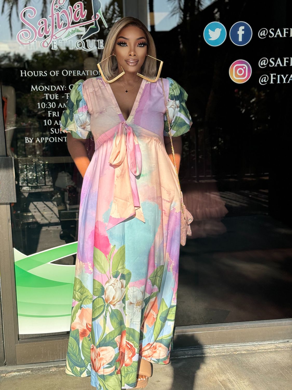 Glam me classily maxi dress