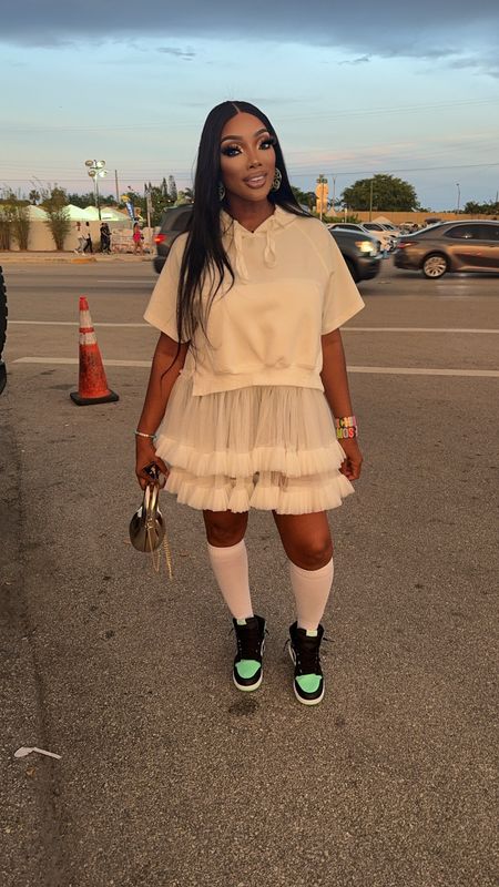 White Whisper Tulle Dress