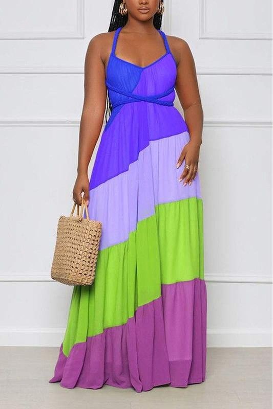 pretty me Flare Maxi Dress