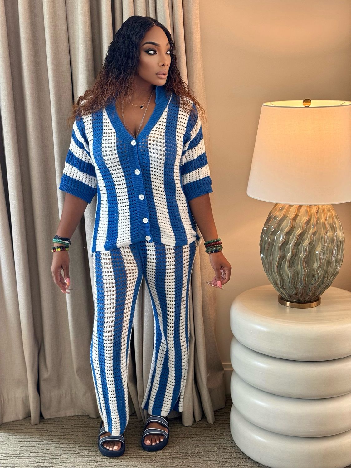Rise And Toast Crochet 2 Piece Set