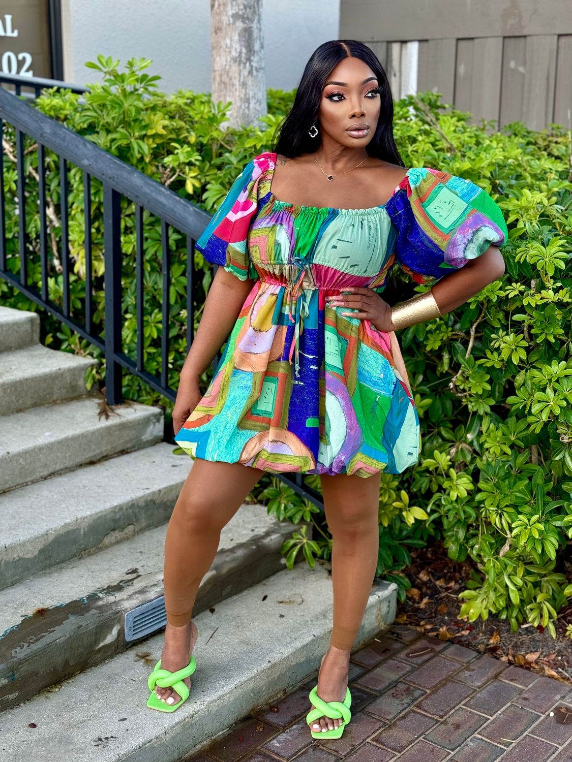 more is better bubble dress