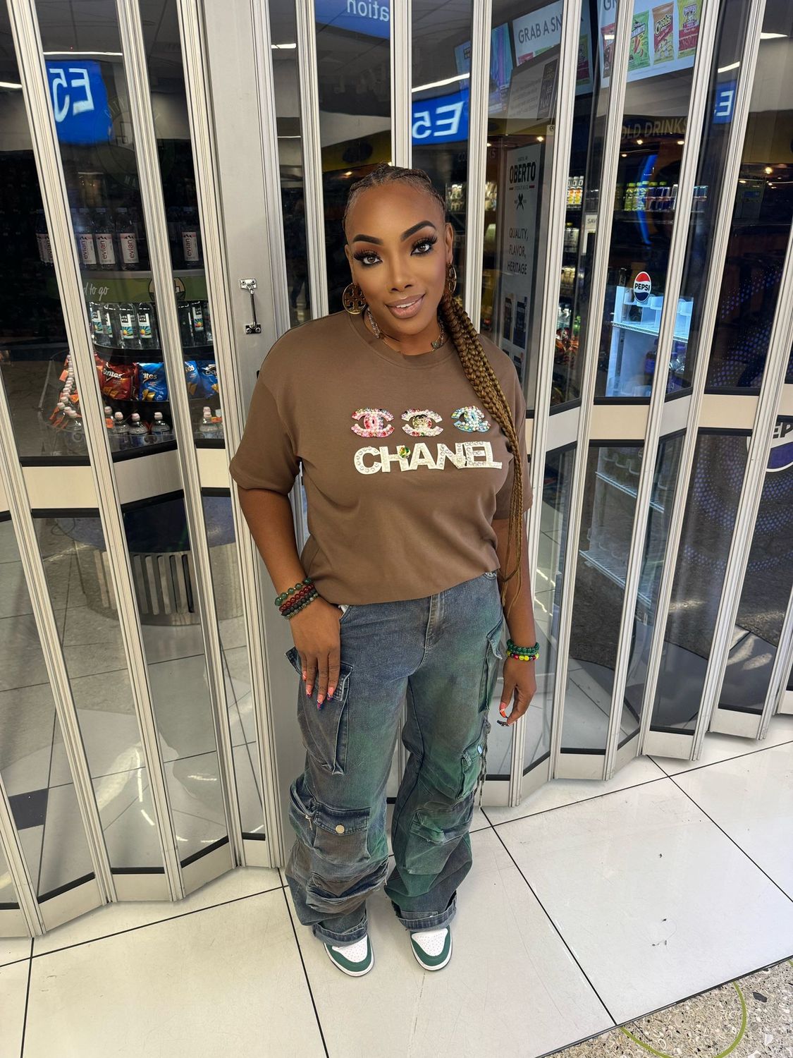 GIVE THEM CARGO Multicolored Cargo Denim