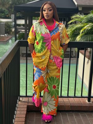 YA I'M CUTE multicolor matching set