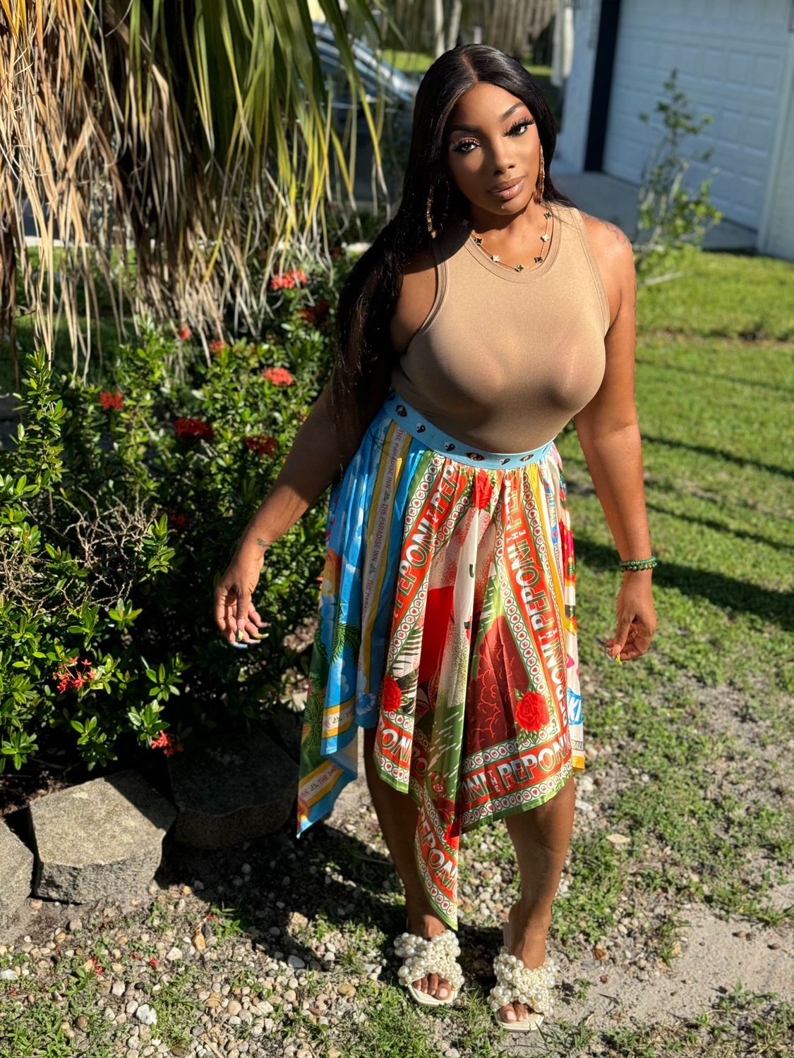 Tropical Paradise  Skirt