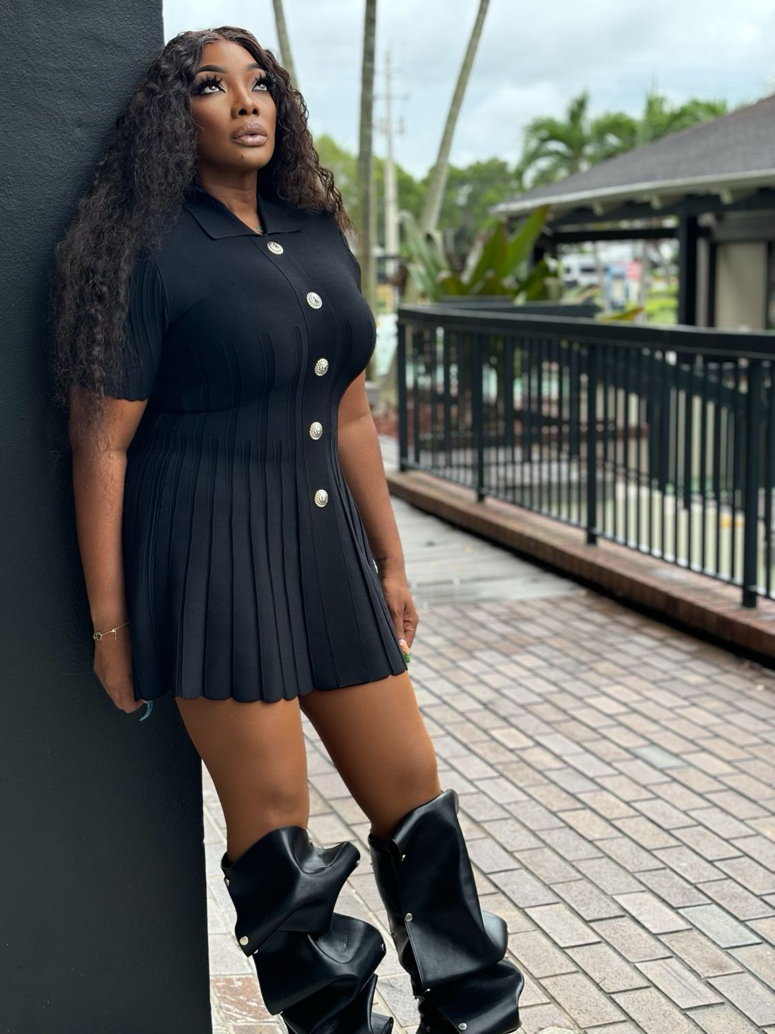 "Forbes" Ribbed Dress
