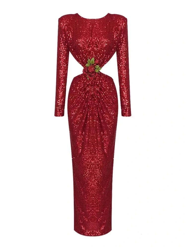LUNA RED Evening dress