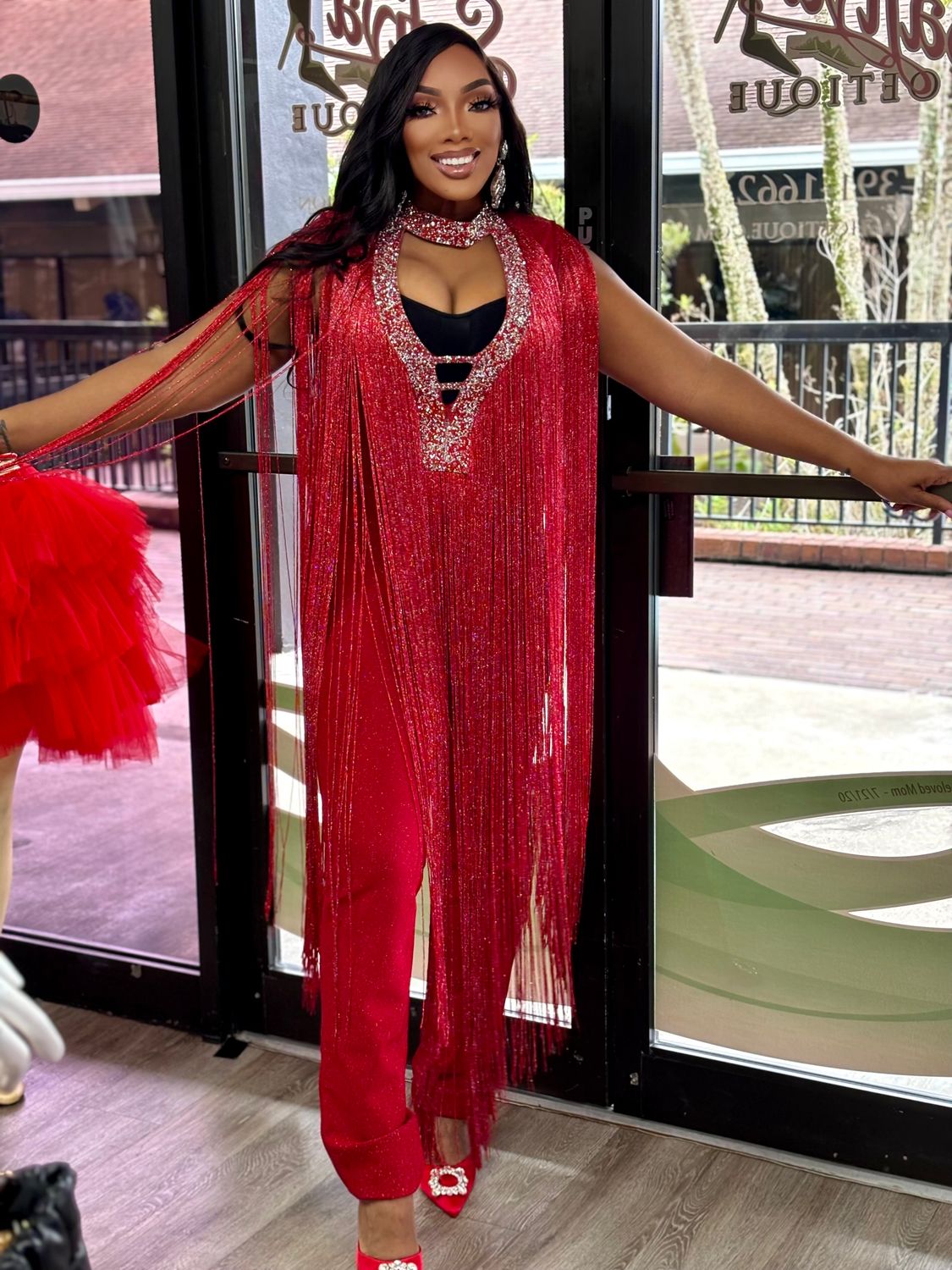 NICKI ON THE FRINGE jumpsuit