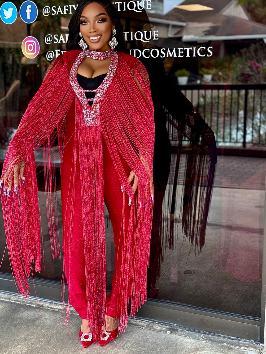 NICKI ON THE FRINGE jumpsuit