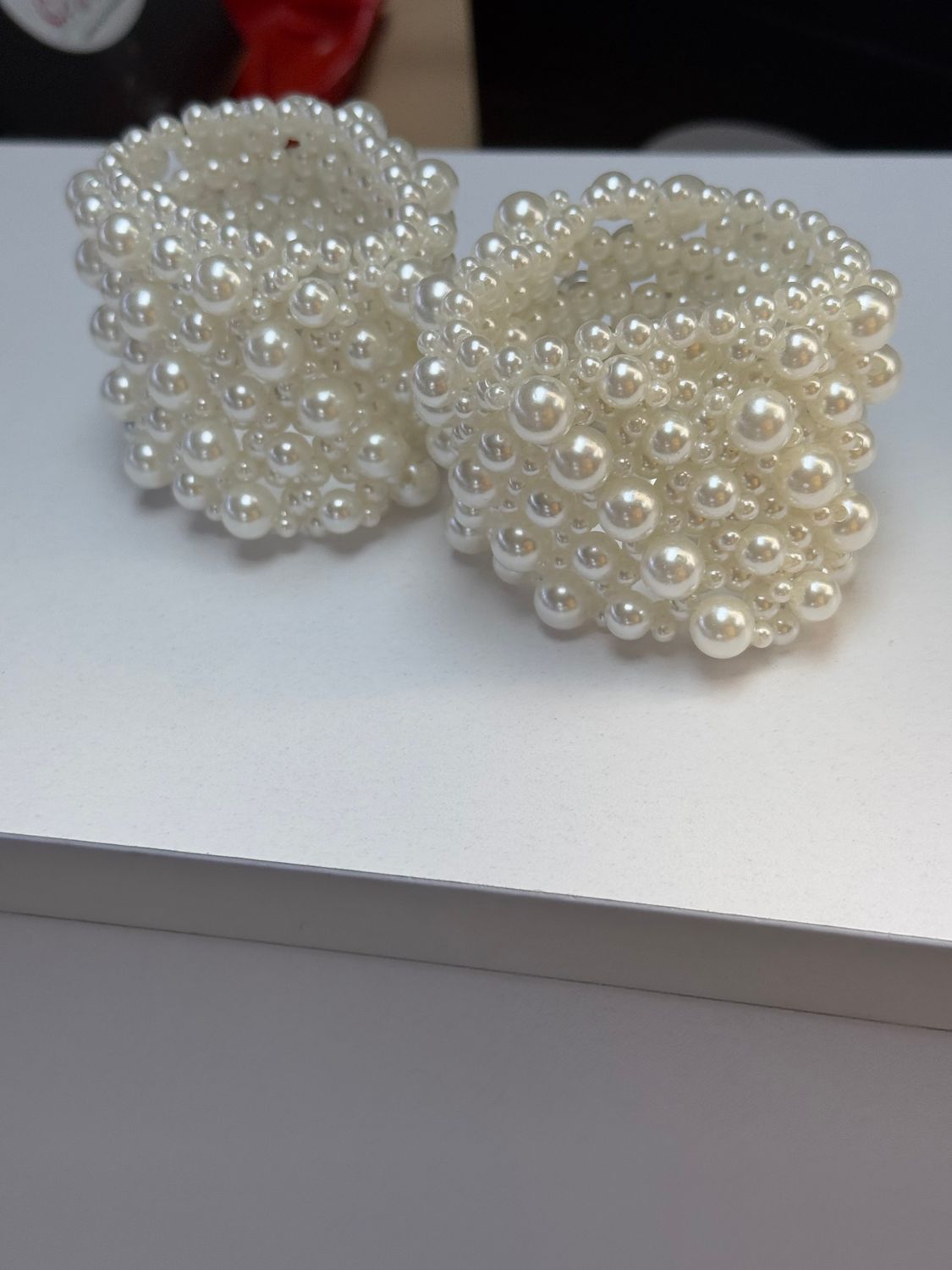 CHLOE Pearls  Statement Stretch Bracelet