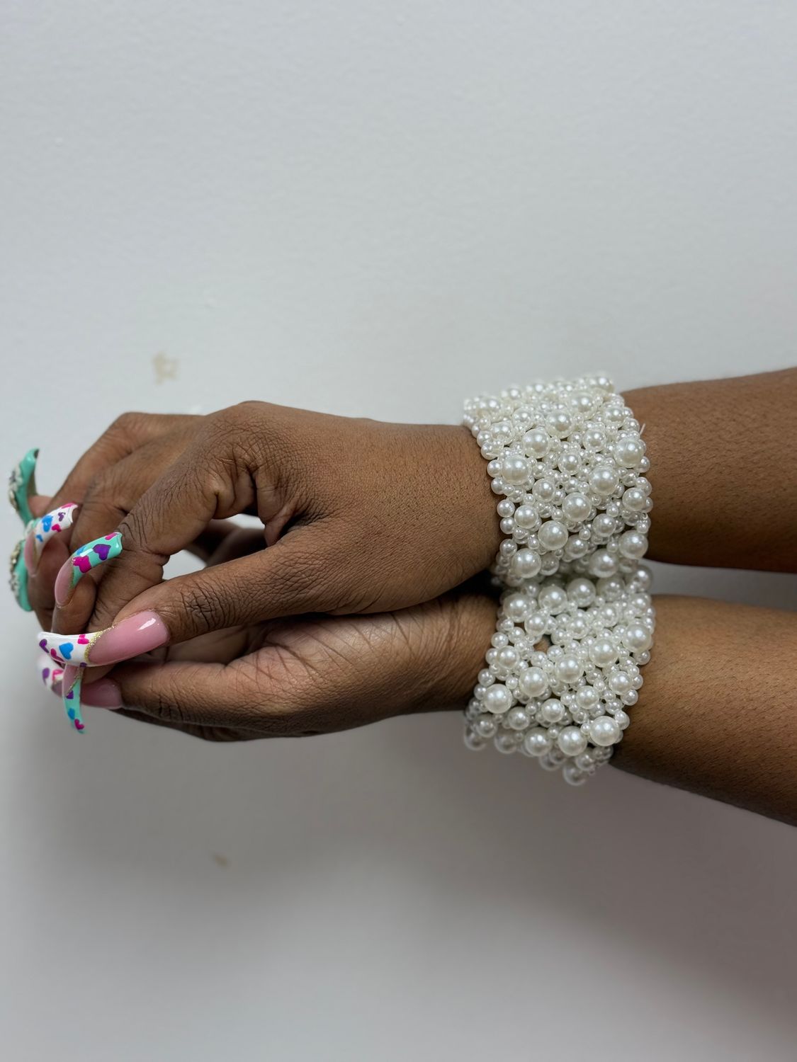 CHLOE Pearls  Statement Stretch Bracelet