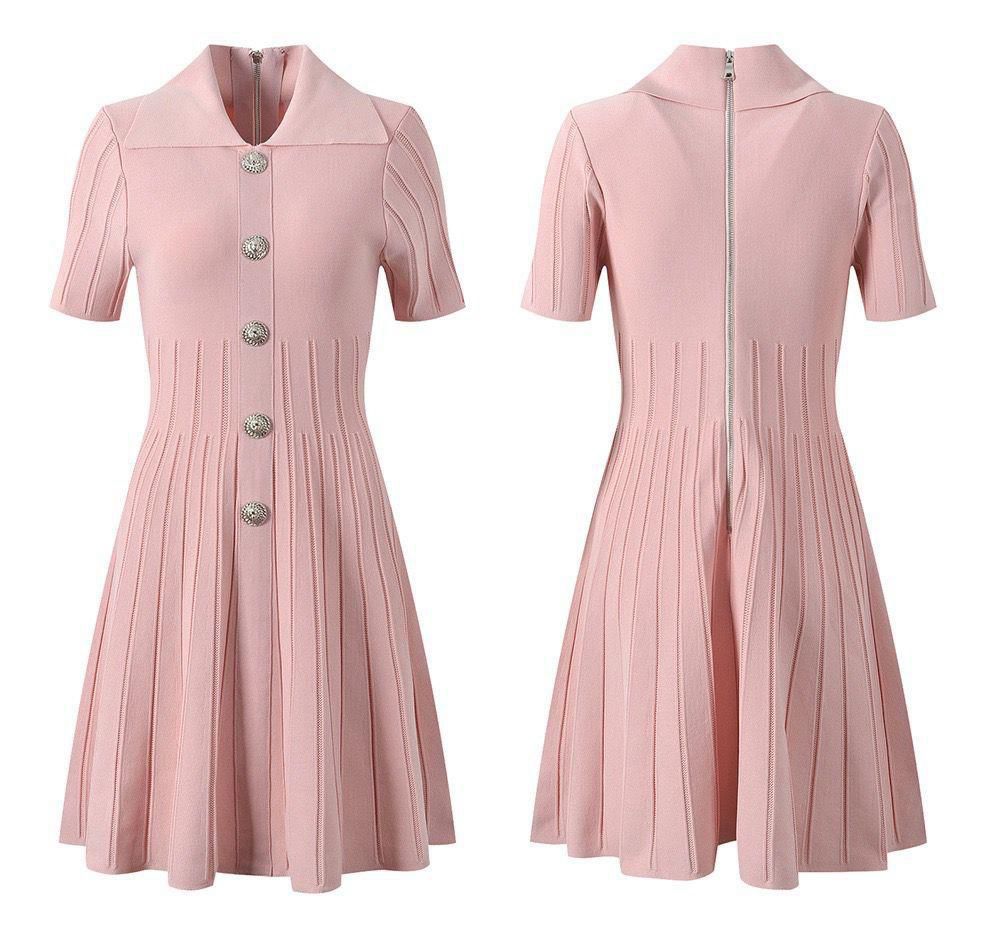 KATE ribbed tennis dress