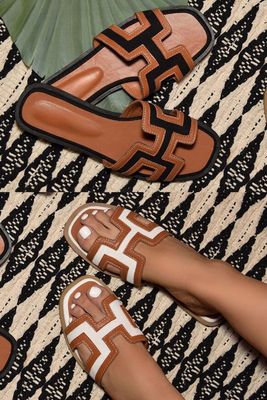 Toni H-Strap, Slide Flat  Sandals
