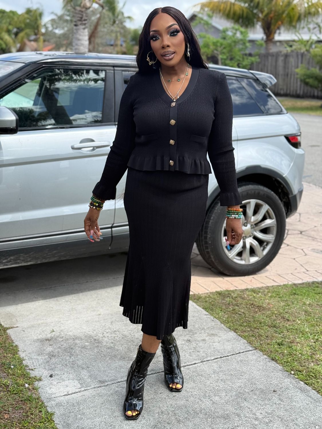 JEMIMA  knit skirt set