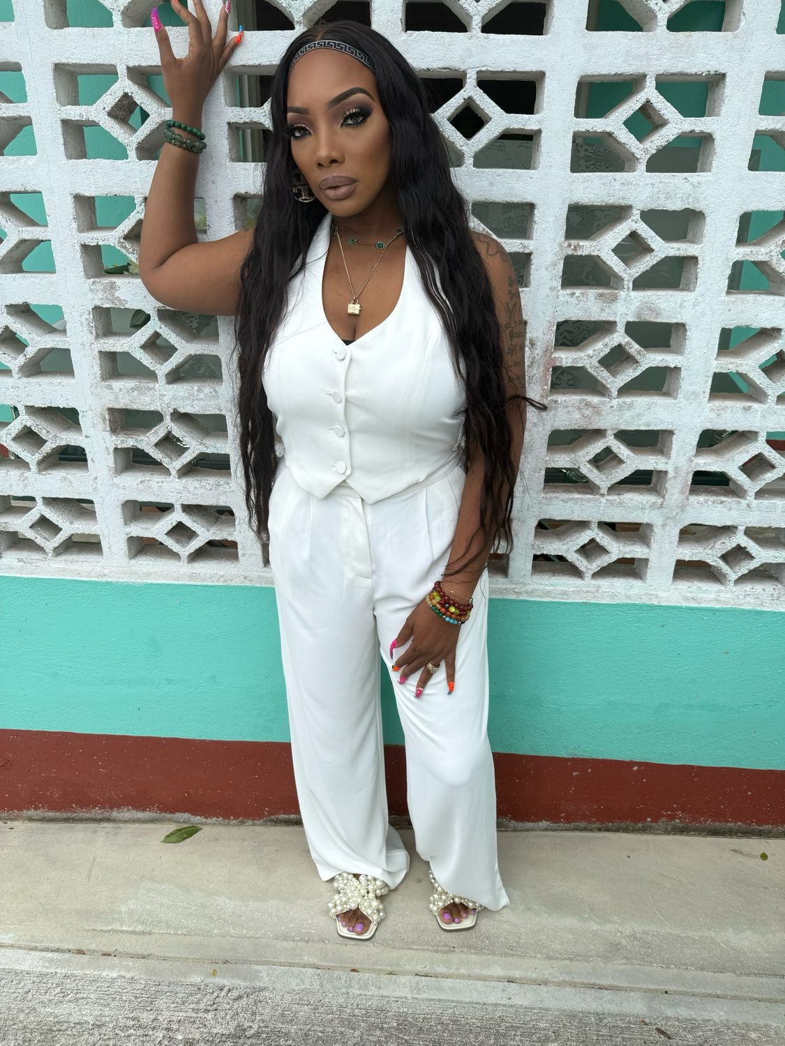 Maribel 2 Piece Vest And Pants Set