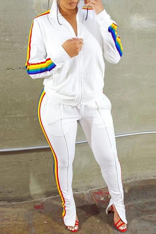 Rumi Casual Athleisure Jacket &amp; Jogger Outfit