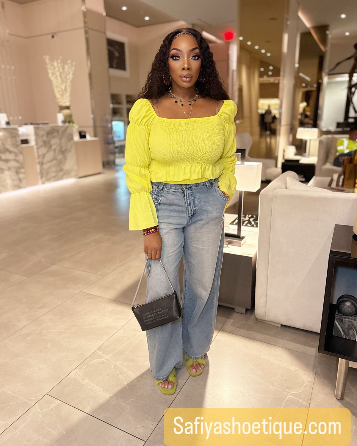 KERRTINE Ruffled Flare Sleeve matching set