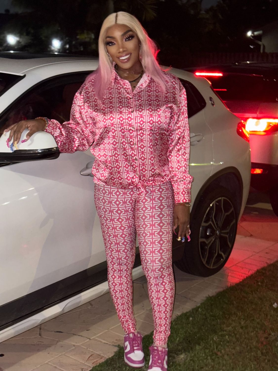 “Pink Luxe Monogram set”
