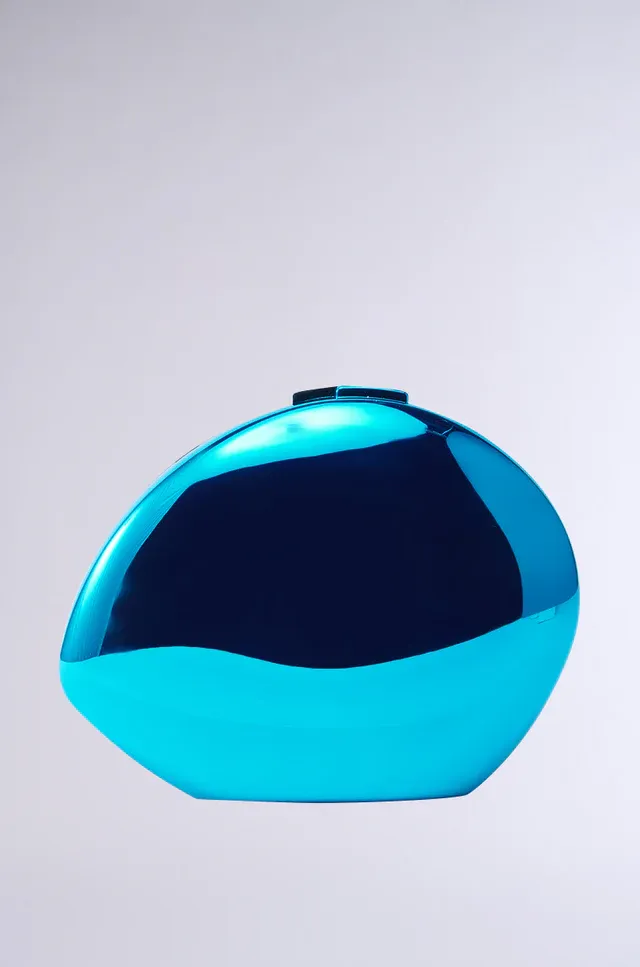 TEIANA Blue Chrome Clutch ✨