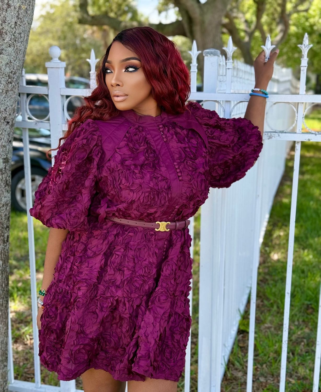 "Esther’s Royal Bloom" DRESS