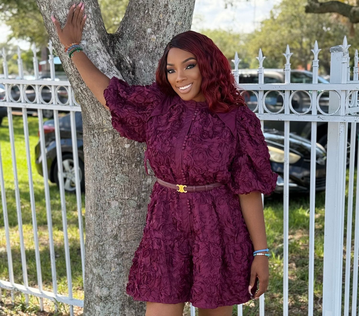 "Esther’s Royal Bloom" DRESS