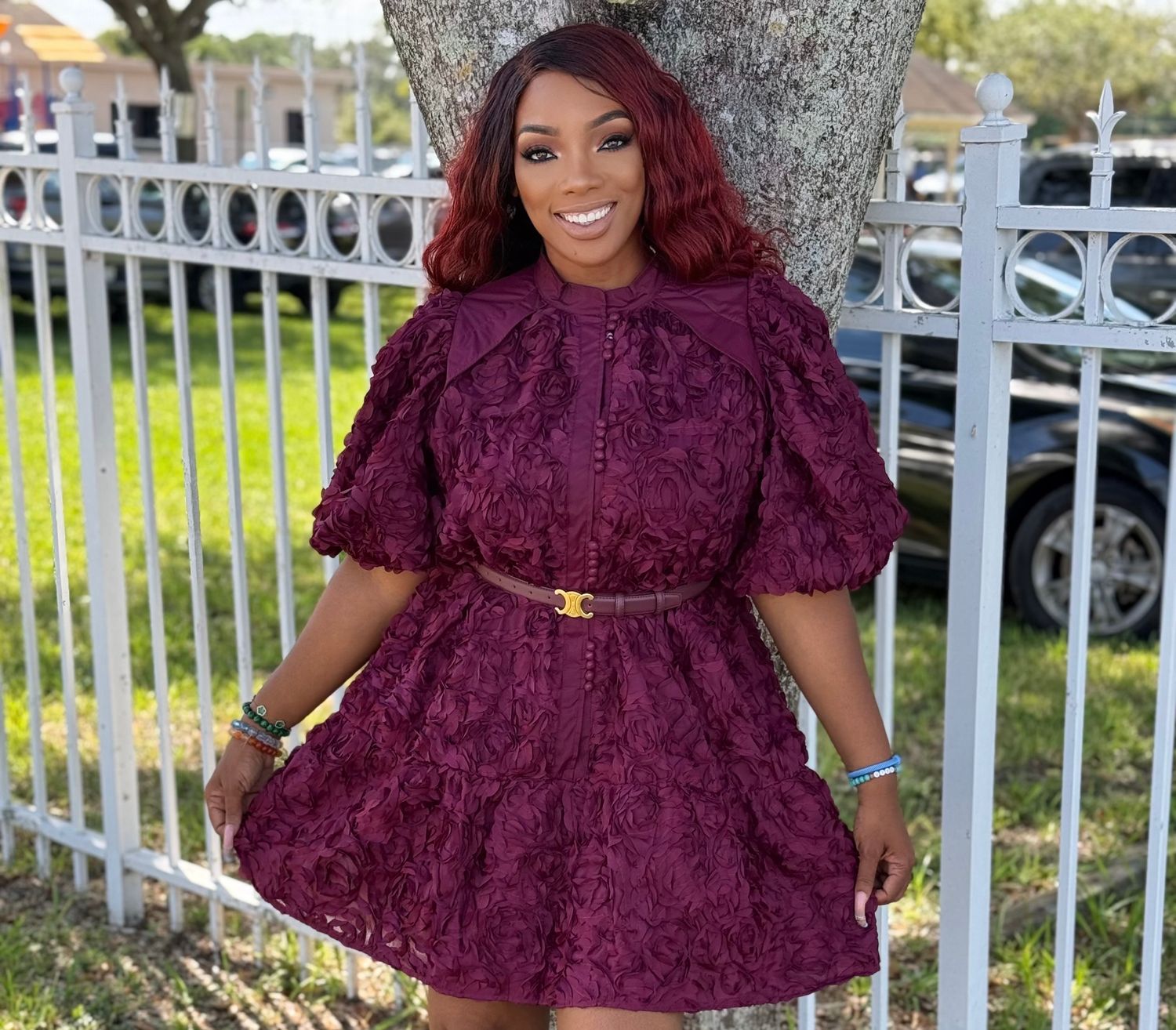 "Esther’s Royal Bloom" DRESS