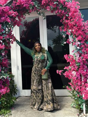 Couture Camo Wide-Legs