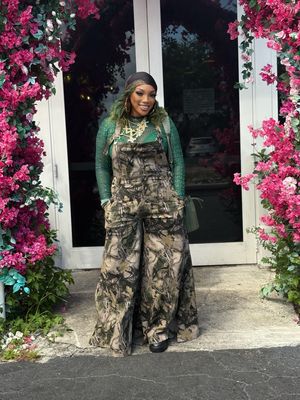 Couture Camo Wide-Legs