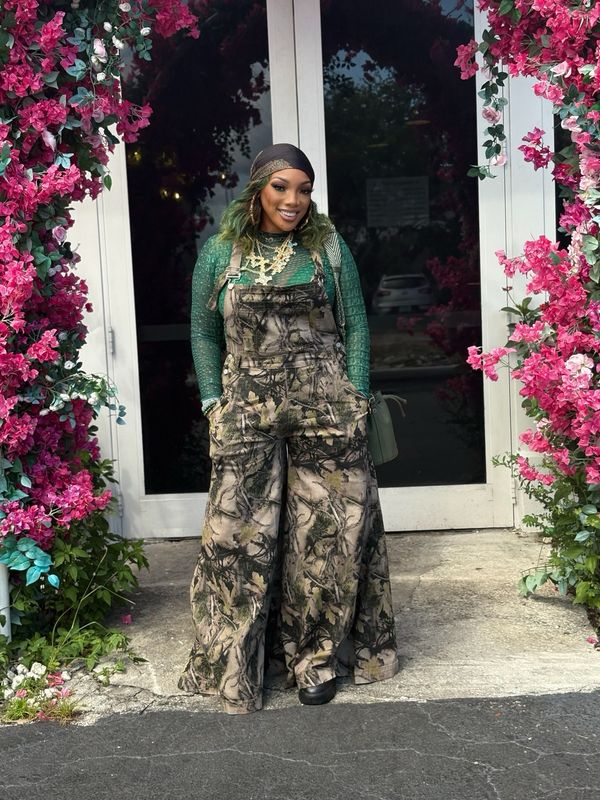 Couture Camo Wide-Legs