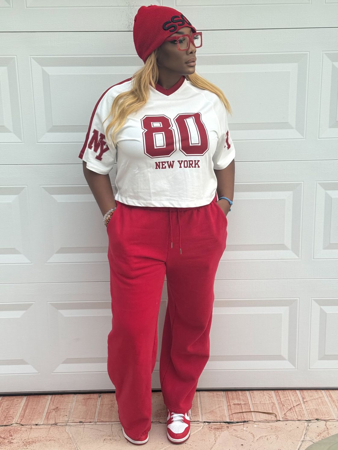 Pamella NYC Street Varsity top