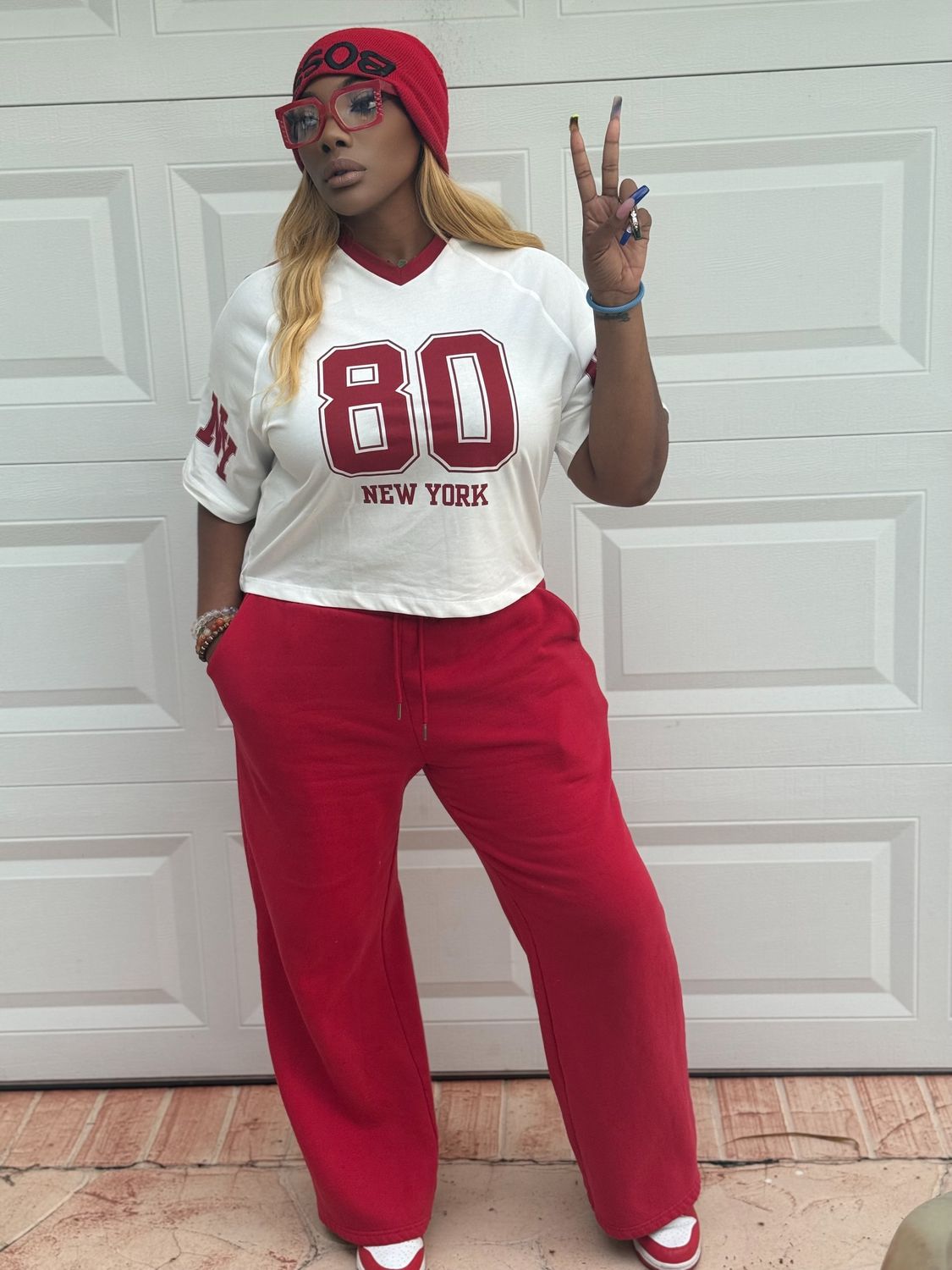 Pamella NYC Street Varsity top