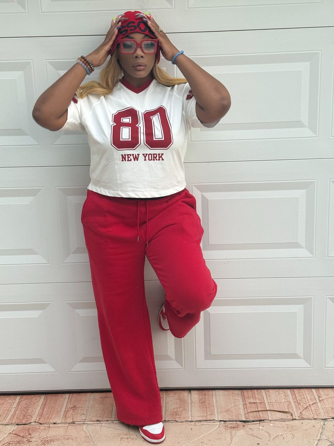 Pamella NYC Street Varsity top