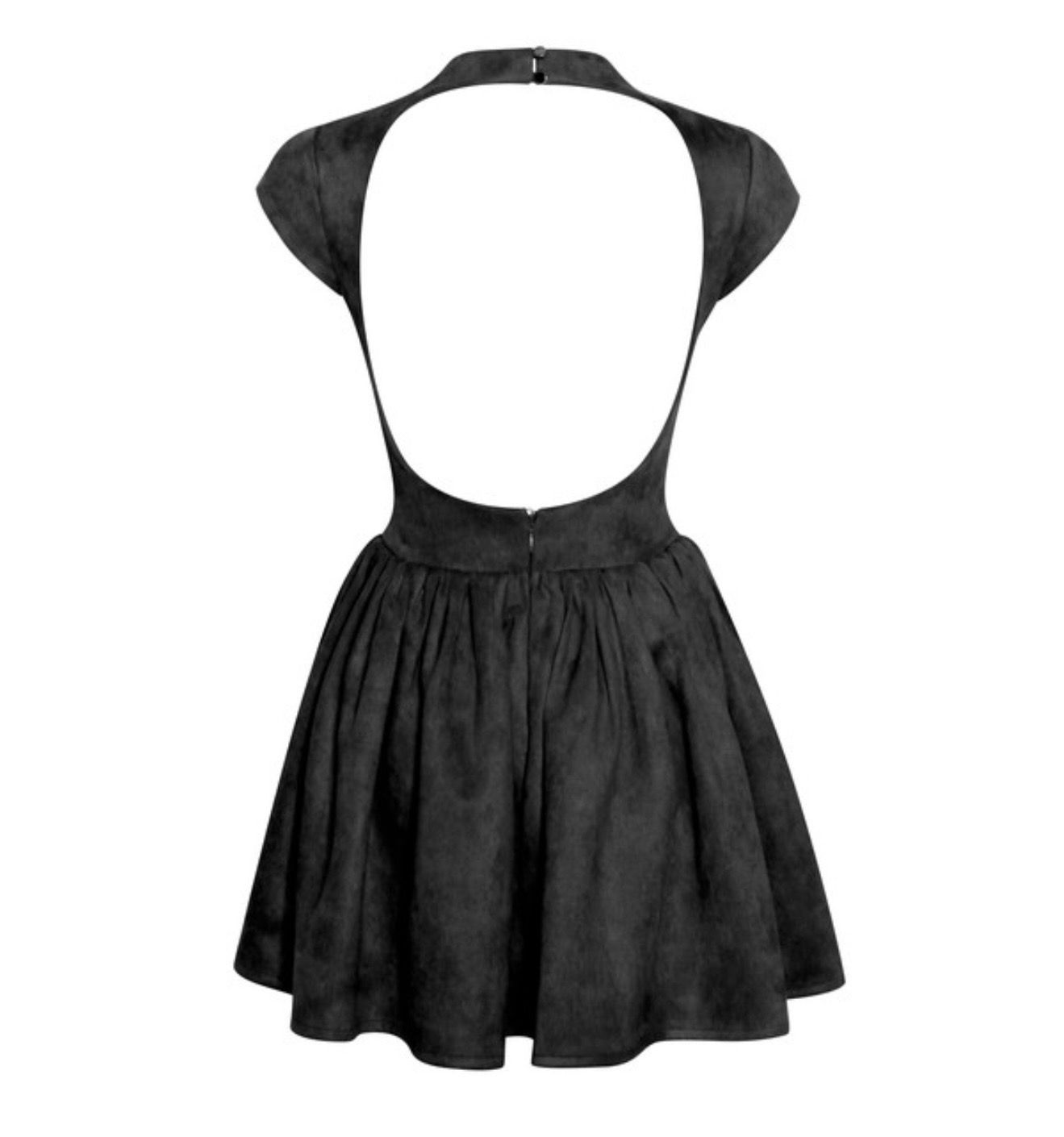 Ajike Black Luxe Open-Back Mini Dress Ajike Black Luxe Open-Back Mini Dress