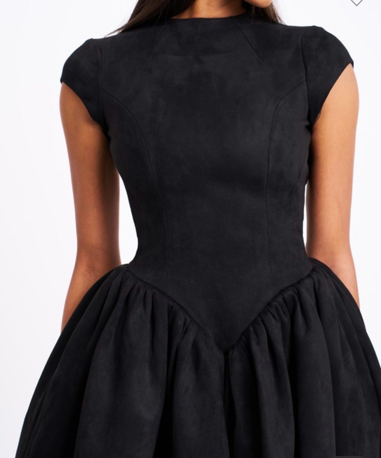 Ajike Black Luxe Open-Back Mini Dress Ajike Black Luxe Open-Back Mini Dress