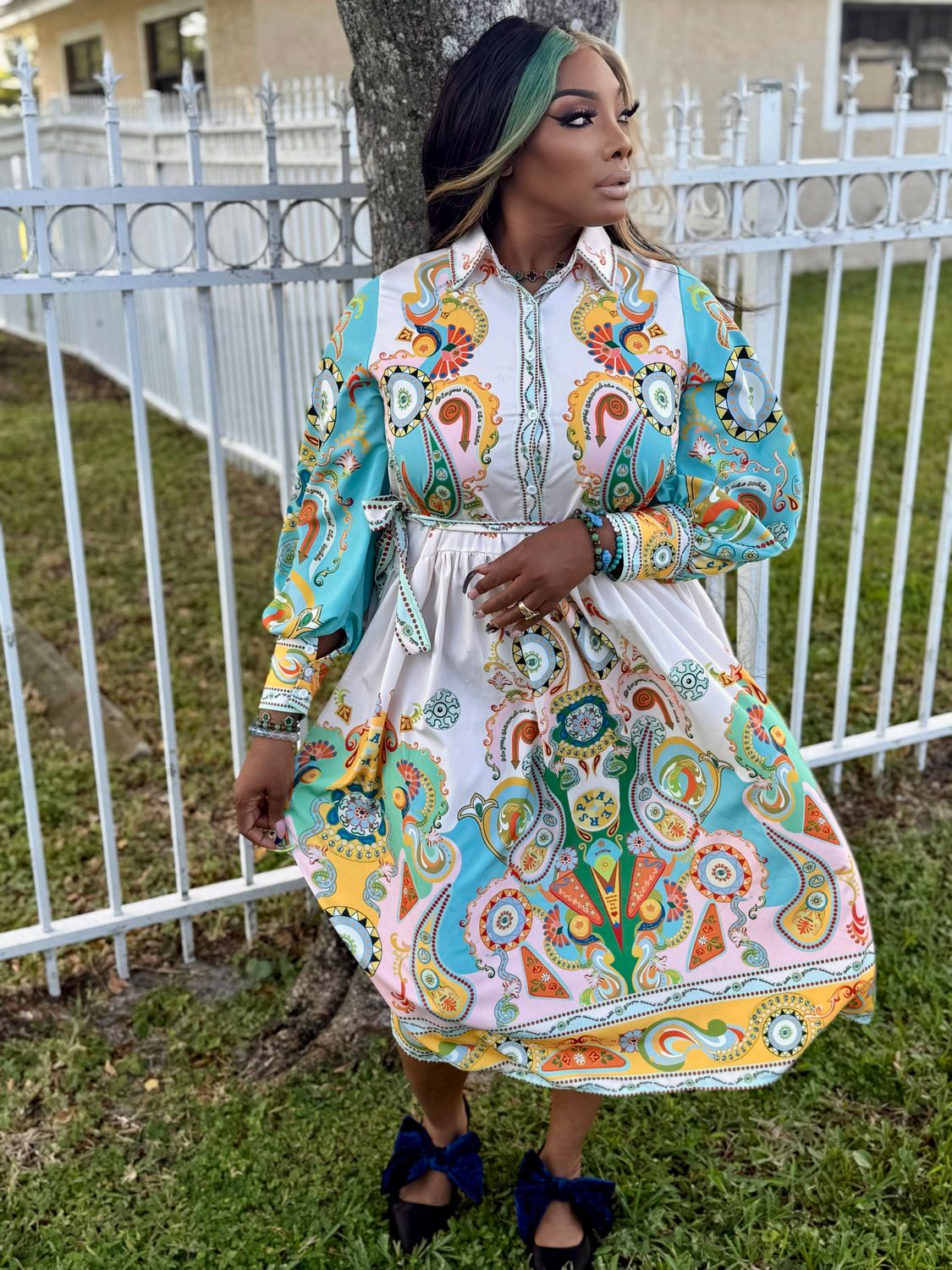 Paisley Paradise  Dress