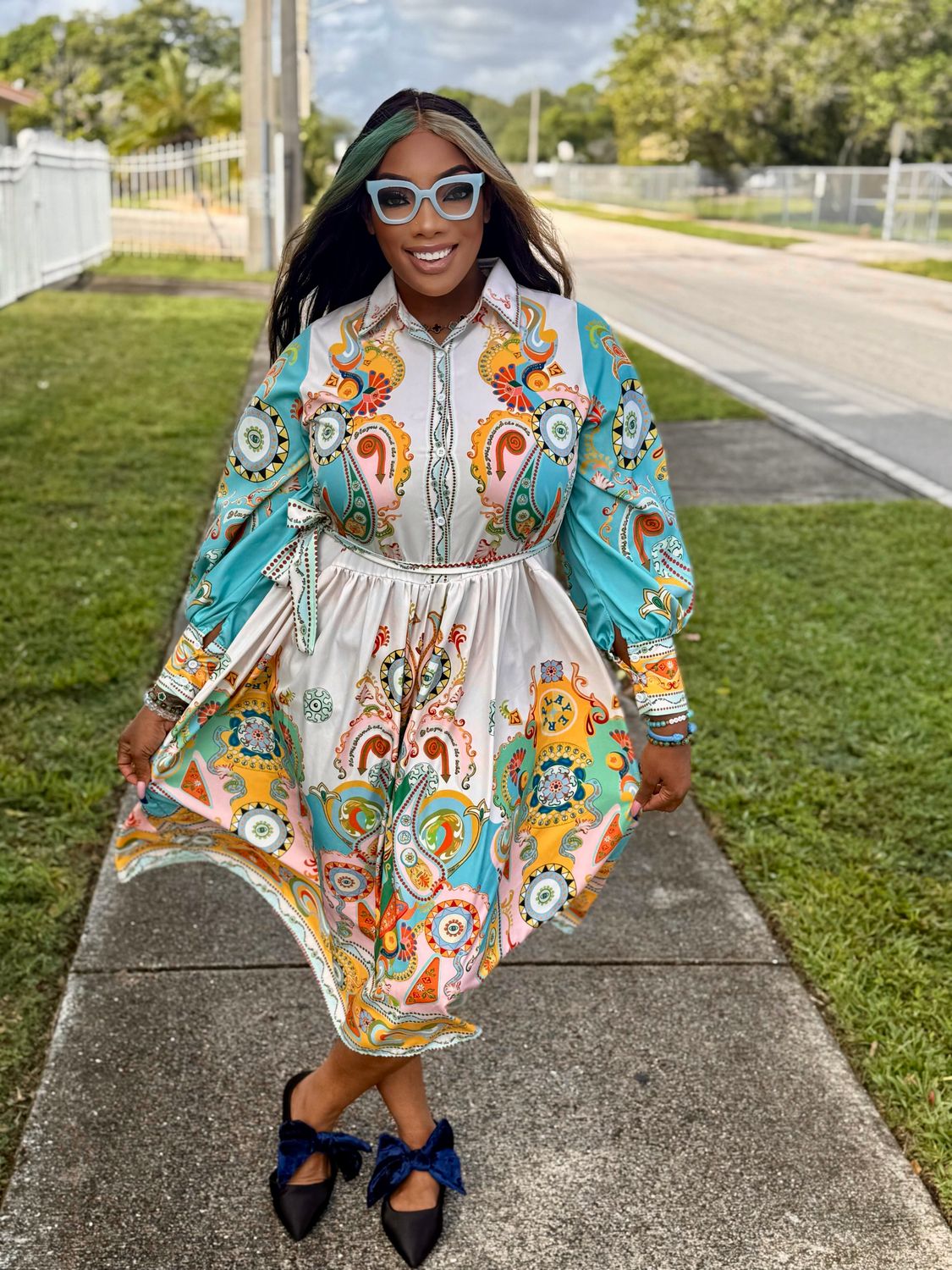 Paisley Paradise  Dress