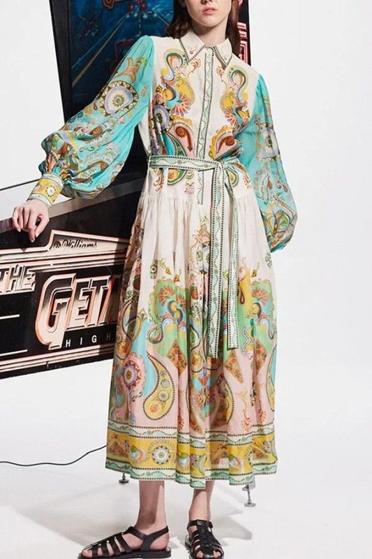 Paisley Paradise  Dress