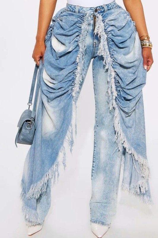 “Denim Renaissance Skirt-Pant”