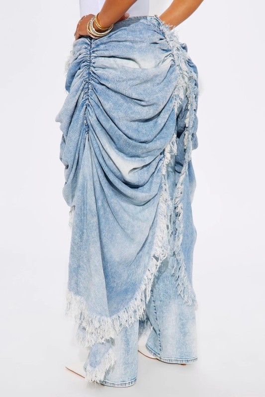 “Denim Renaissance Skirt-Pant”