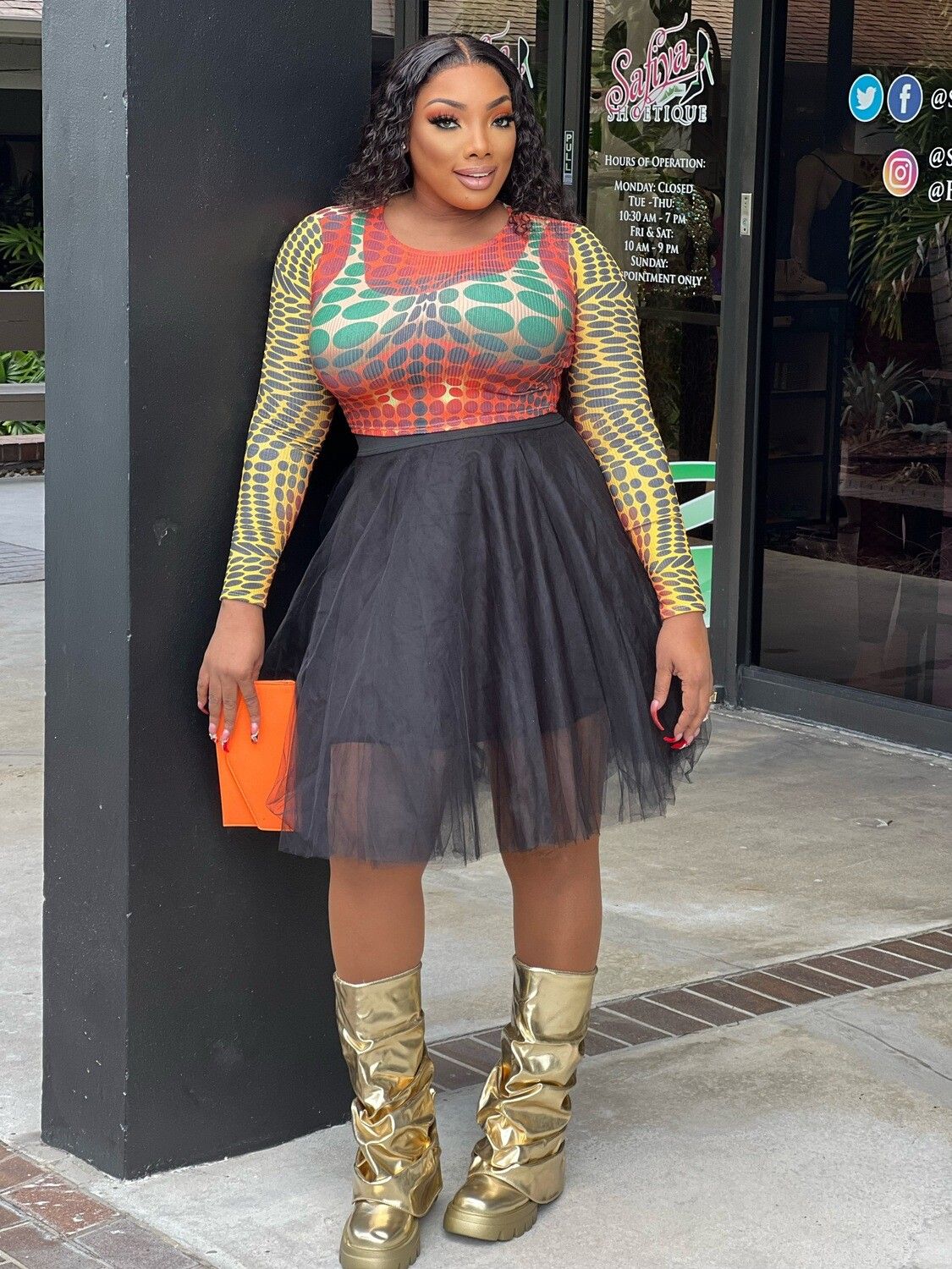 Black Ballerina Puff Skirt