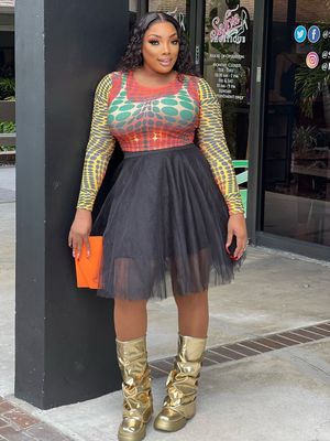 Black Ballerina Puff Skirt