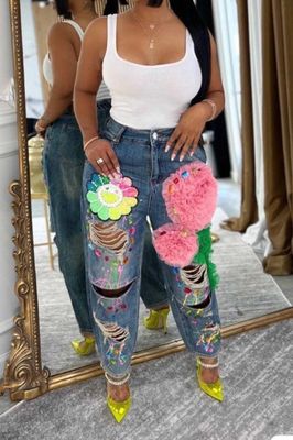 NIC Bloom Burst Denim Jeans
