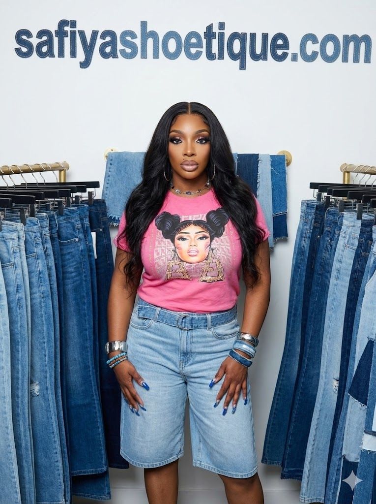 LEAH MetroFlex Denim Shorts