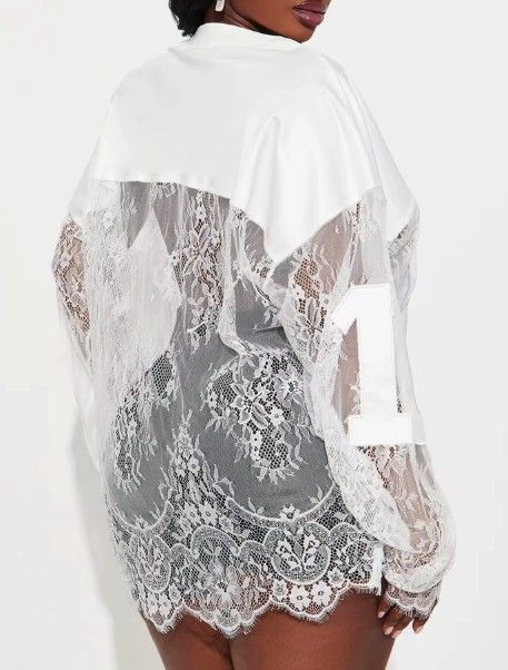 HEIDI 07 Icon Lace Mesh Jersey Tunic