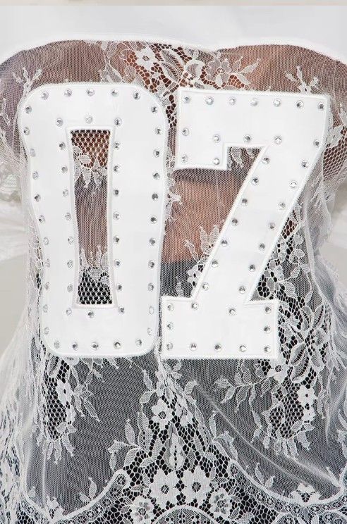 HEIDI 07 Icon Lace Mesh Jersey Tunic