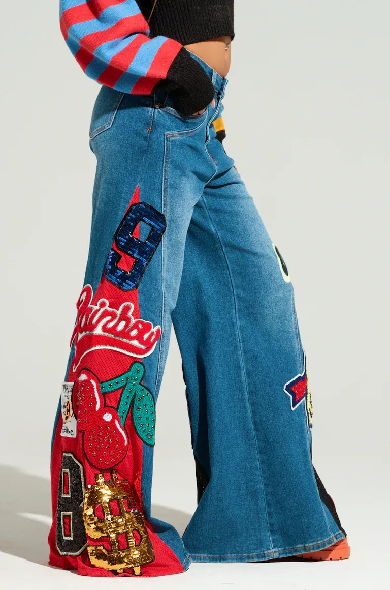 NICKYCLARKE Showstopper Patchwork Denim
