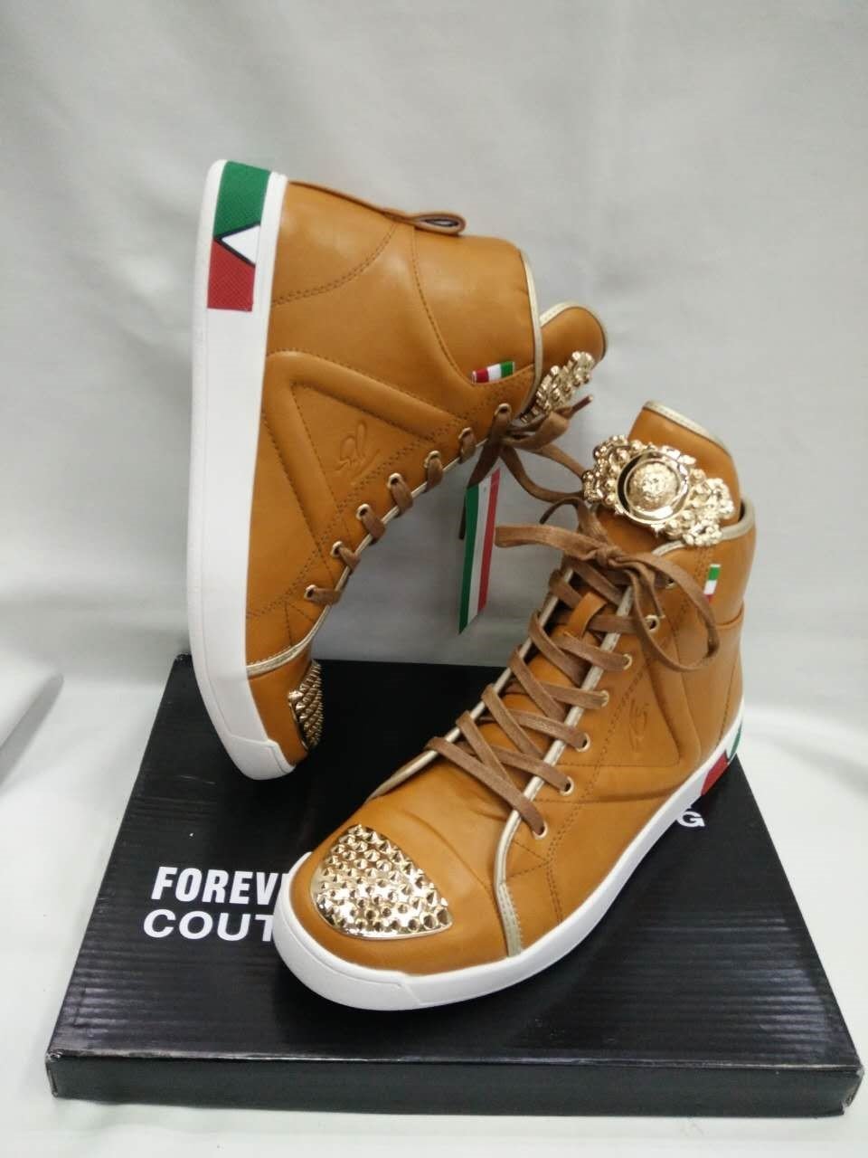 UNRULY DESTINATION HIGH TOPS, COLORS: BROWN