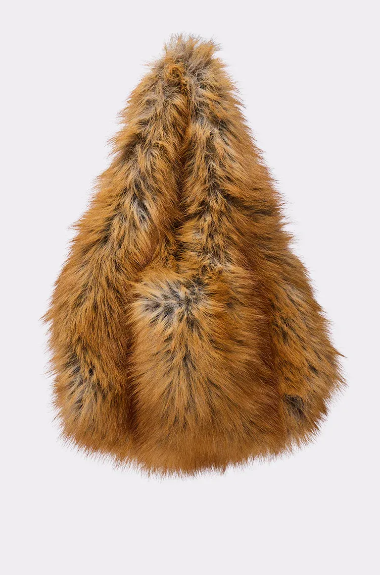 The Luxe Faux Fur Pouch