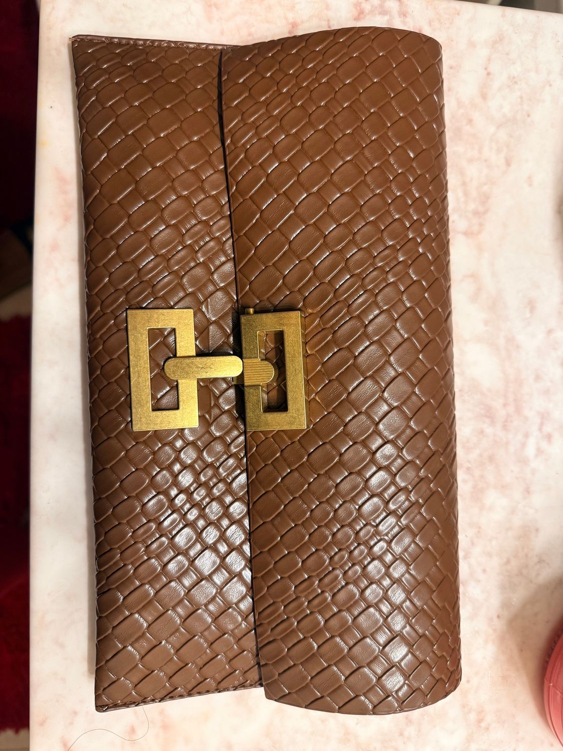 "Sienna" Woven Clutch