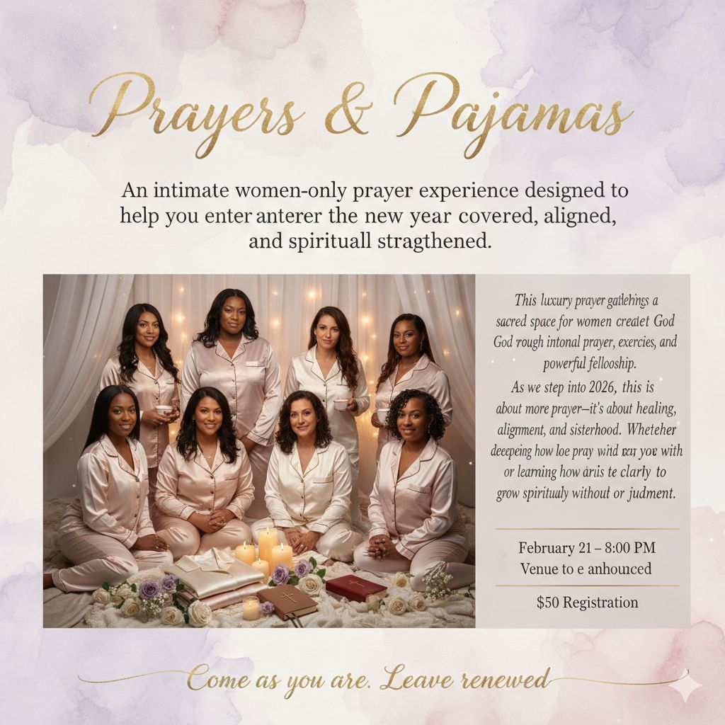 Prayers And pajamas retreat