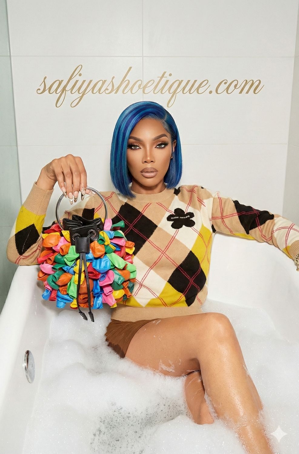 CHINYERE Balloon Pop Statement Bag